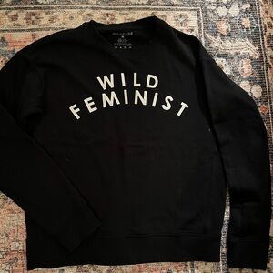 WILDFANG - xs - “WILD FEMINIST” sweatshirt